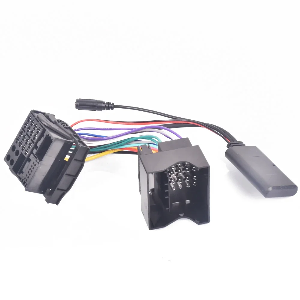 Radio Car Bluetooth 5.0 AUX-in Music Adapter  For Ford Focus C-Max Galaxy with 6000CD MP3 Harness Cable Microphone