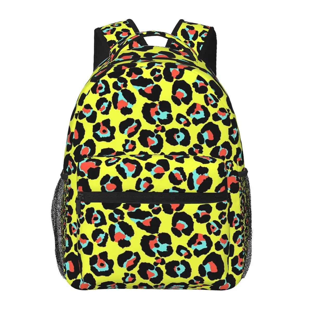 

Colorful Wild Leopard Skin Animal Student Backpack School Bag Hiking Travel Daypack for Men Women Fashion Bookbag Shoulder Bags