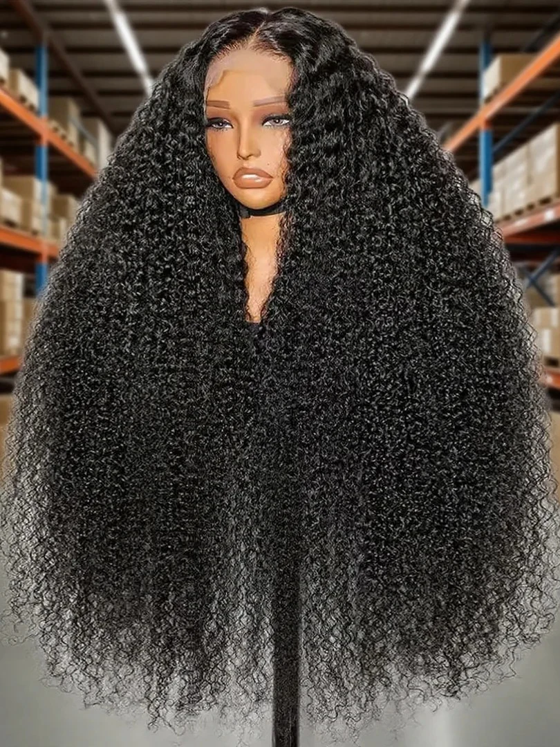 

300% Density Curly Human Hair Wigs 40 46 Inch Deep Wave 13x6 HD Lace Frontal Wigs Brazilian 360 Full Lace Front Water For Women
