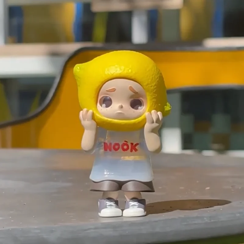 

New Genuine 52toys Nook Cartoon Figures Lemon Soda Series Model Collection Dolls Cute Collectible Toy Desktop Decoration Toys
