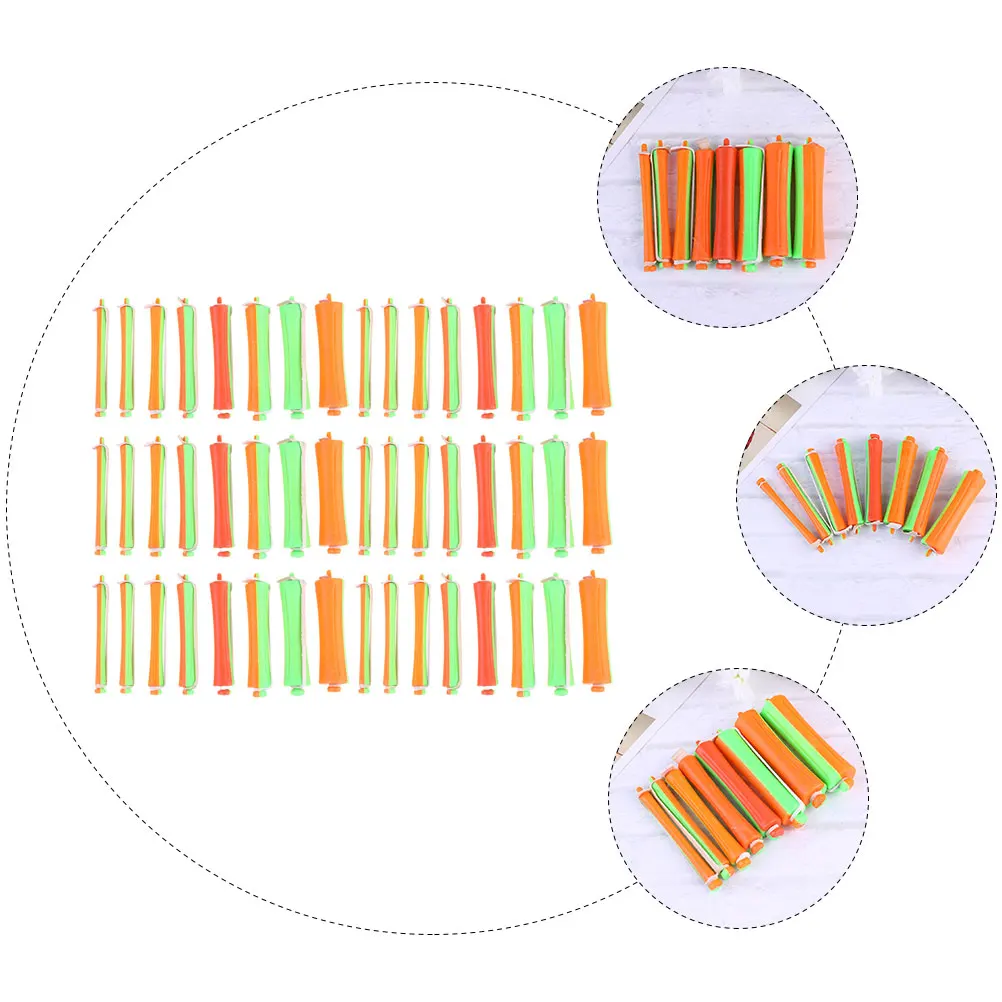 

80pcs Perm for Long Medium Short Hair Easy Cold Hair Curling Tool Foam Made Salon Home Use Temporary Tool