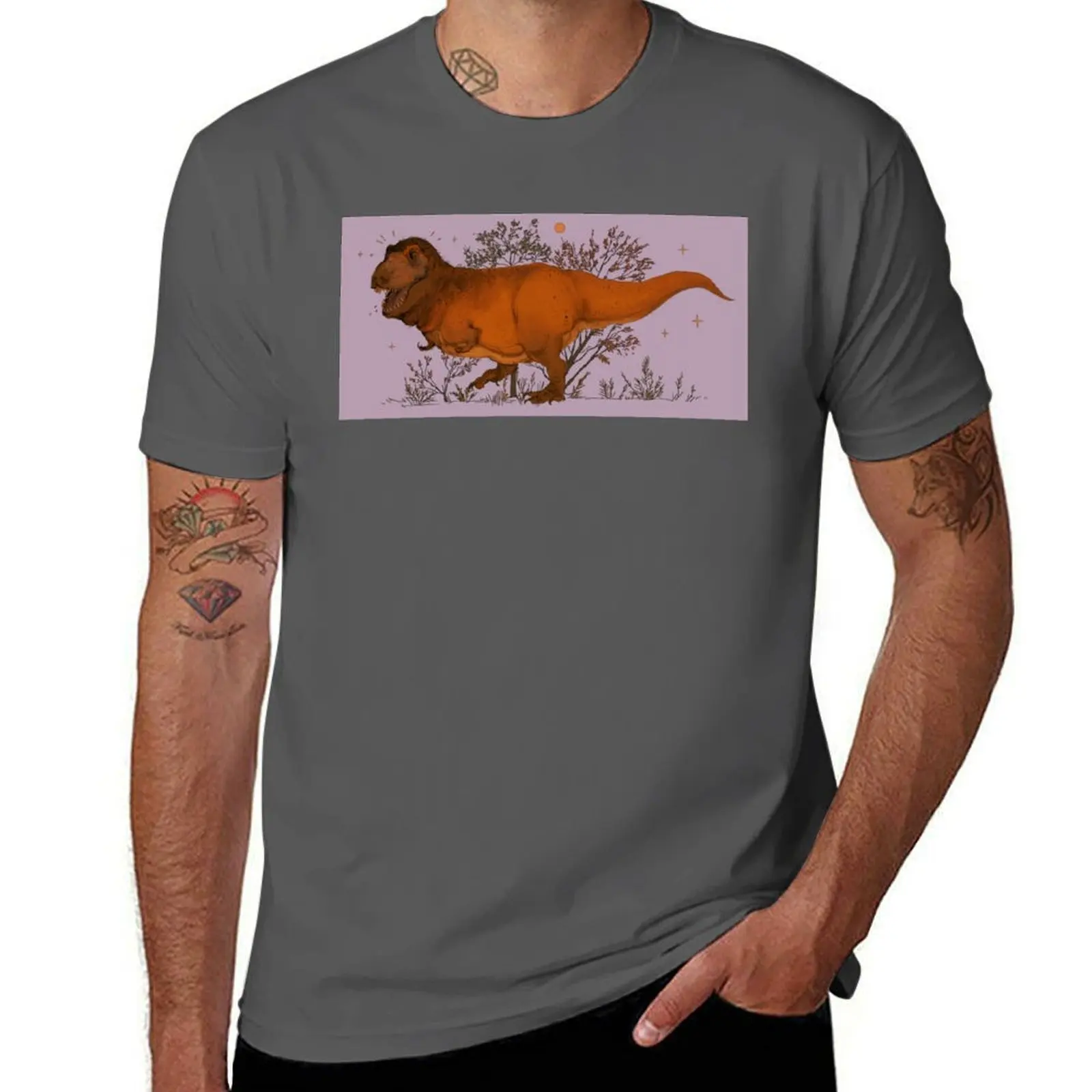 

SUE the T-rex T-Shirt t shirts cotton 100% t shirt man casual t shirts for man pack white T-Shirt