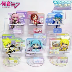 Anime Hatsune Miku Blind Box Window Figure Series Kaito Meiko Mini Figures Boxed Egg Trendy Toy Tabletop Ornament Model