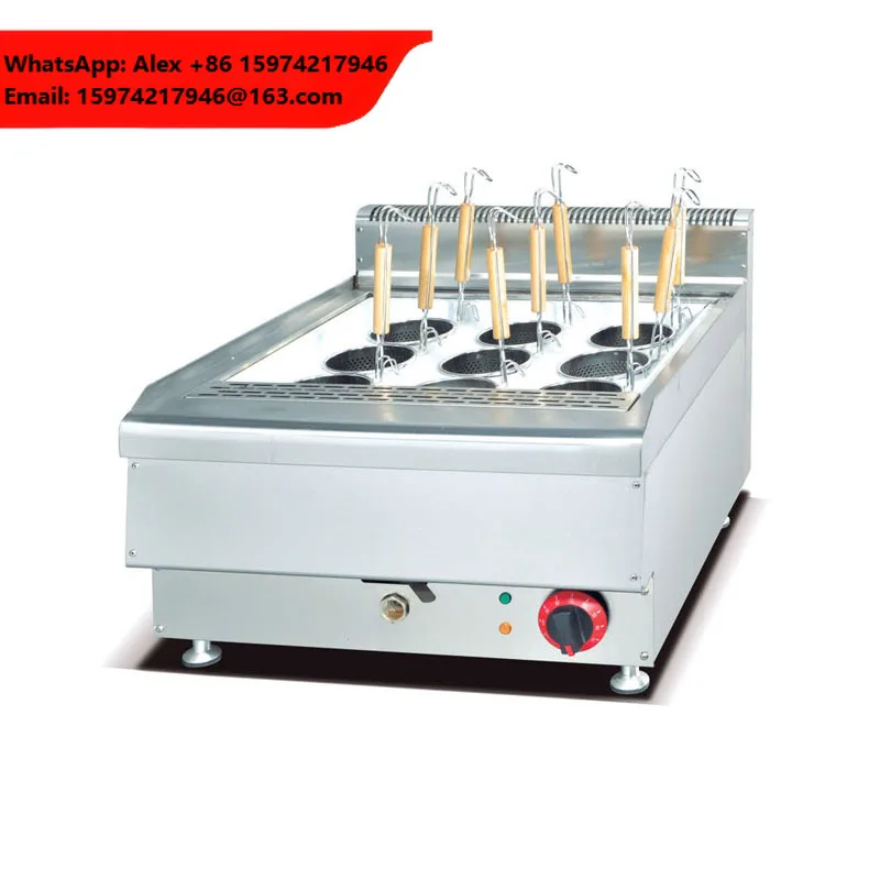 Commercial Kitchen Equipment Electric Noodle Cooking Boiler 9 Hole Pasta Cooker