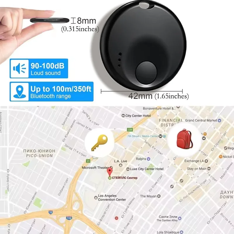 

Anti-loss Locator For ios Find My APP Smart Tracking Airtag Key Wellat Mini Anti-lost Device smart Tag