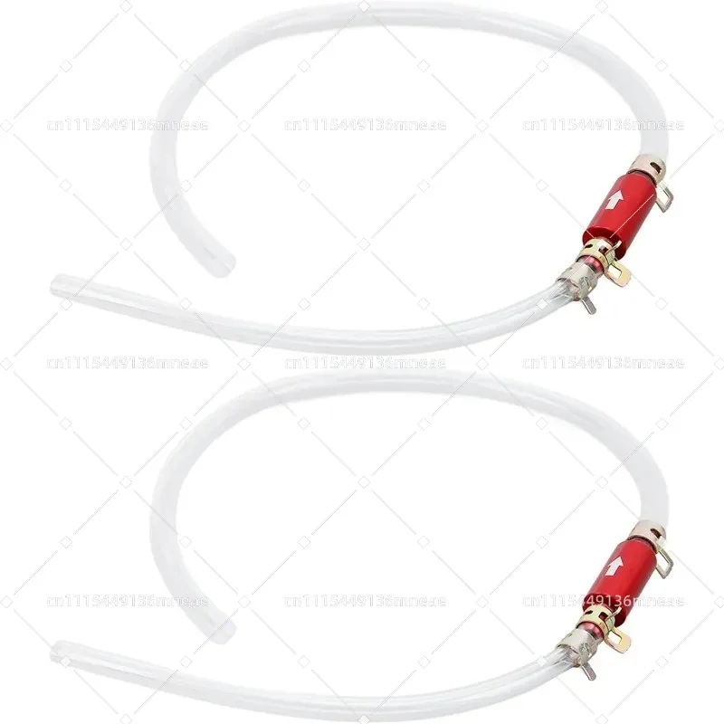 6mm Brake Bleeder Hose Set with One-Way Check Valve Universal Bleeding Tool