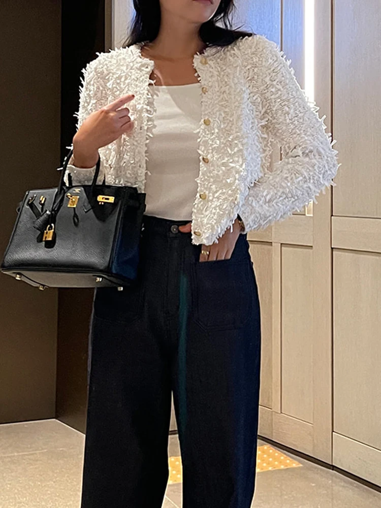 

Корейский кардиган женский элегантный темперамент маленький ароматный стиль короткая куртка с цветочным принтом и длинным рукавом корейская версия