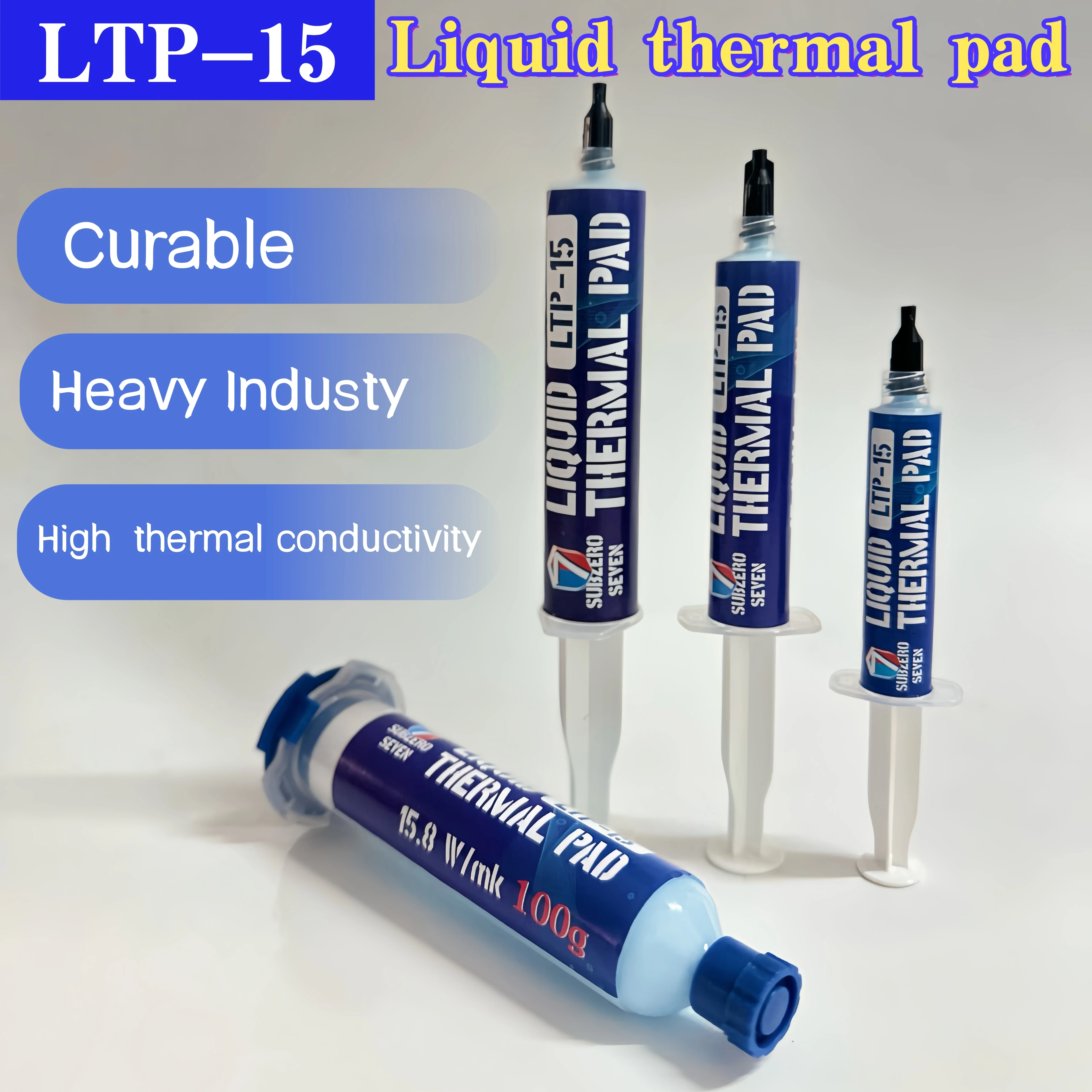 10g/20g/30g/50g/100g 15.8W/MK LTP-15 Liquid Thermal Pad Easy to Use Thermal Grease for Smartphone CPU/GPU/PS4/PS5/IC/Laptop