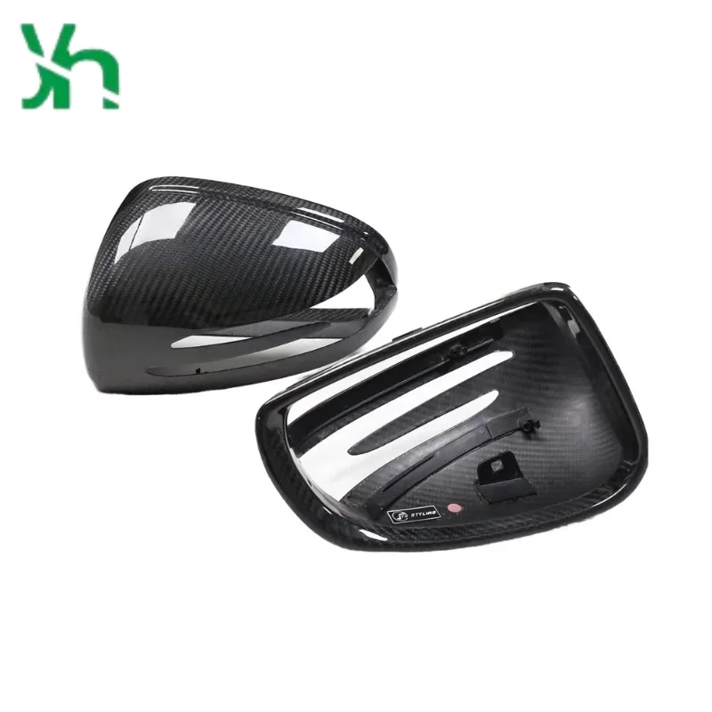 لمرسيدس بنز SLK R172 SLC R172 SL R231 SLS C197 الجانب مرآة الرؤية الخلفية غطاء مرآة الرؤية الخلفية ألياف الكربون الجافة مرآة الرؤية الخلفية