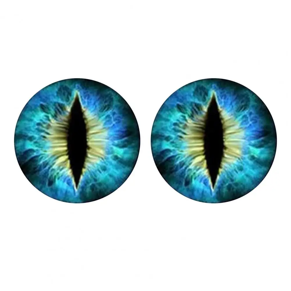 

Car Light Sticker Front Fender Sticker Beast Eyes Headlight Decals Pair Realistic 3d Stereo Eye Stickers Weatherproof for Trucks