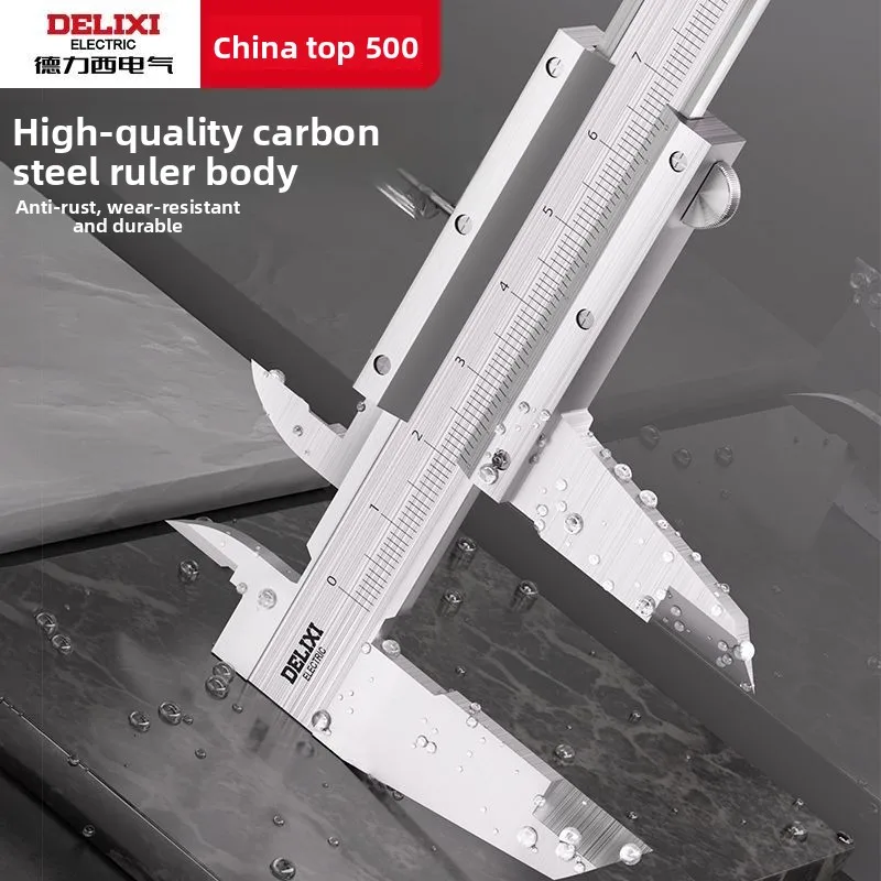 Calibrador digital Delixi Electric, calibrador vernier, calibrador, micrómetro, utilizado para medir componentes mecánicos