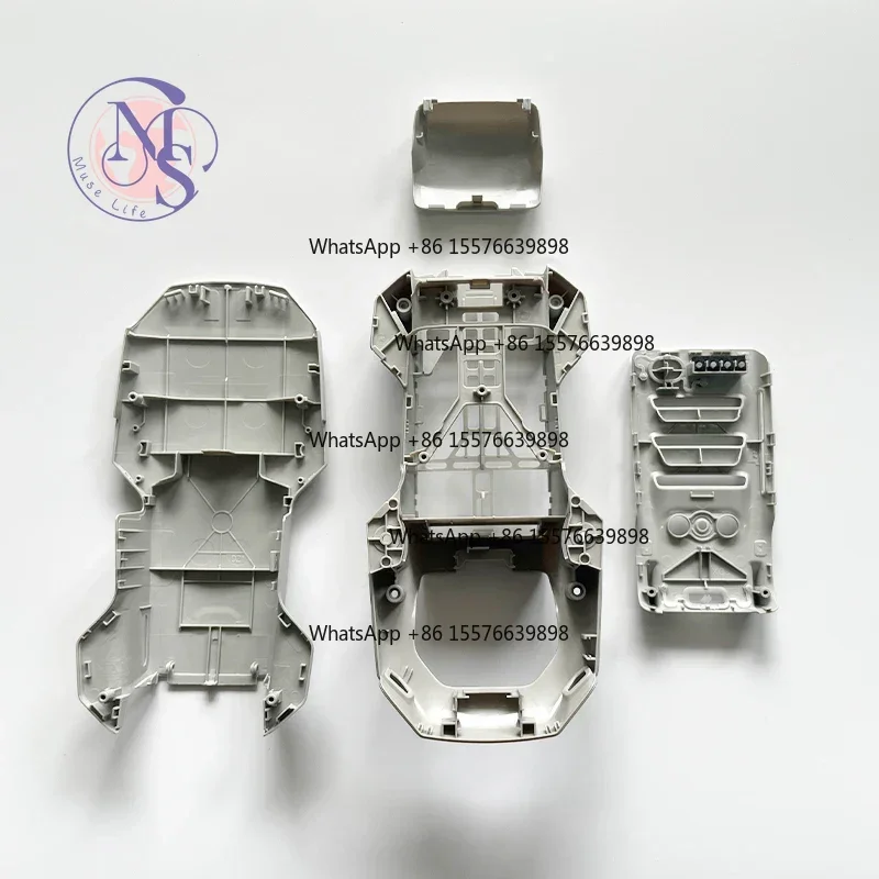 Drone Full Body Shell Set, Upper, Middle, Bottom & Battery Cover, Replacement Spare Parts