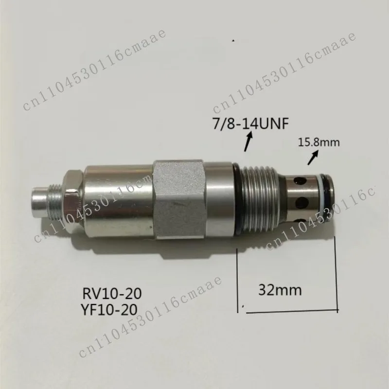 

Threaded cartridge RV10-00 direct-acting relief valve, large flow hydraulic machinery