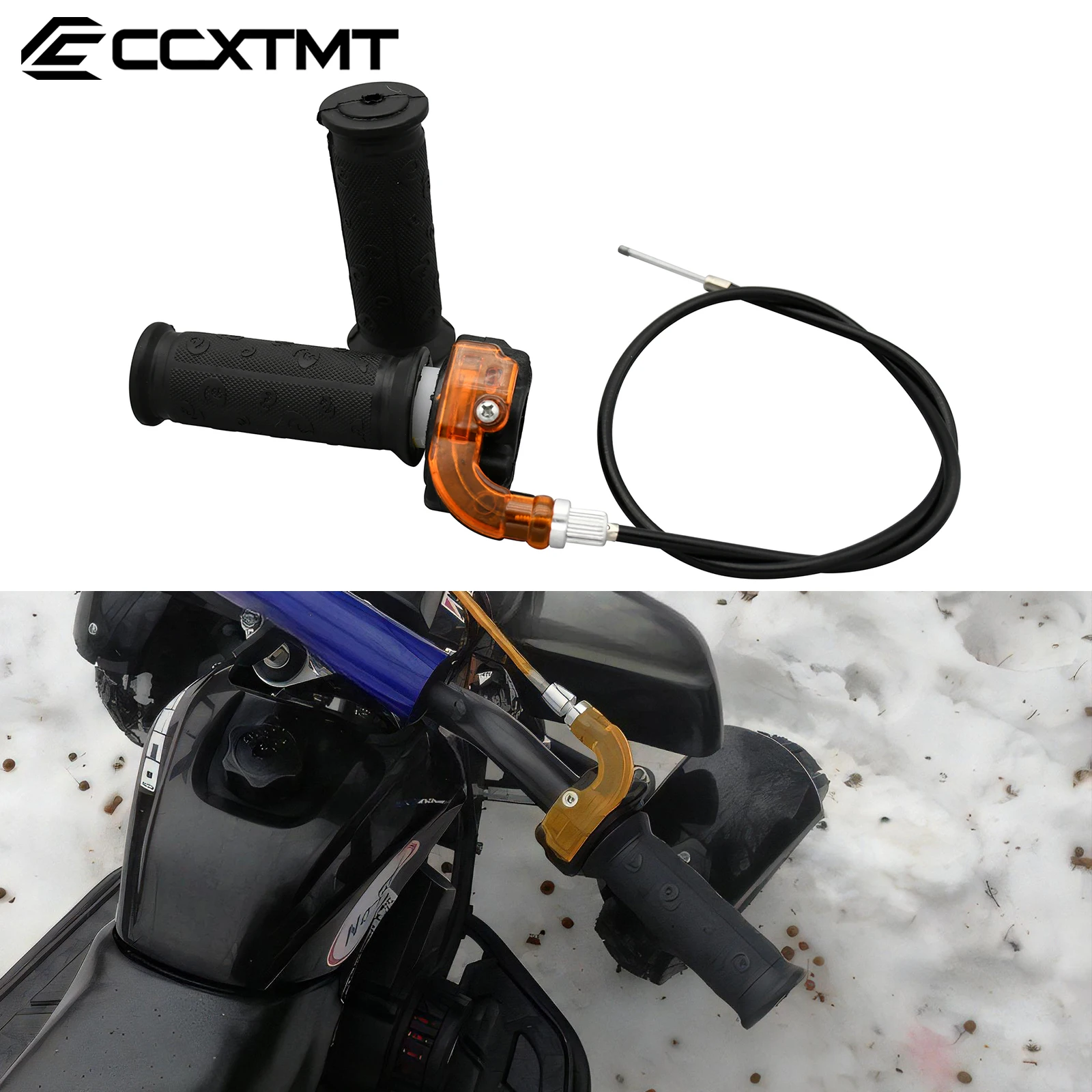Rotary Throttle Accelerator Grip and Cable For 47cc 49cc 50cc 65cc 80cc 85cc Mini Motocross ATV Quad Pocket Dirt Pit Bike Refit