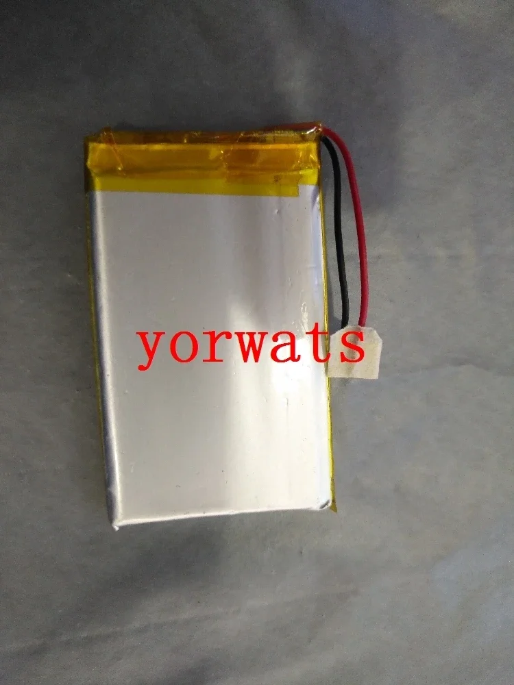 Nuevo Batería de polímero de litio recargable de 3,7 V 503759   Altavoz electrónico con tarjeta de inserción de garganta, altavoz de 1200mAh