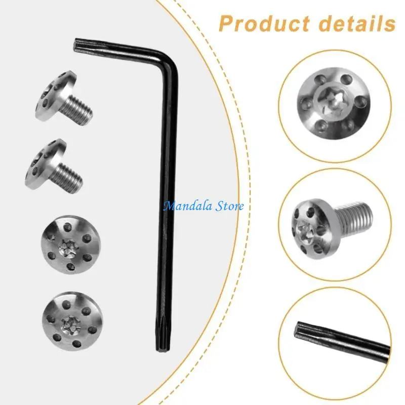 U2JC Quality Stainless Steel Handle Grip Screw With T8 for 92FS Models