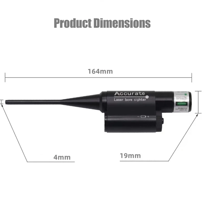  Dual Bar Laser Tactical Green/Red Bore Laser Sight Kit For .177 To 12GA B/arrel Laser Outdoor Long-Range Aiming Hunting - view 3