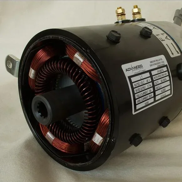 

Club car 48V 3.7Kw DC SepEx motor with 10 spline