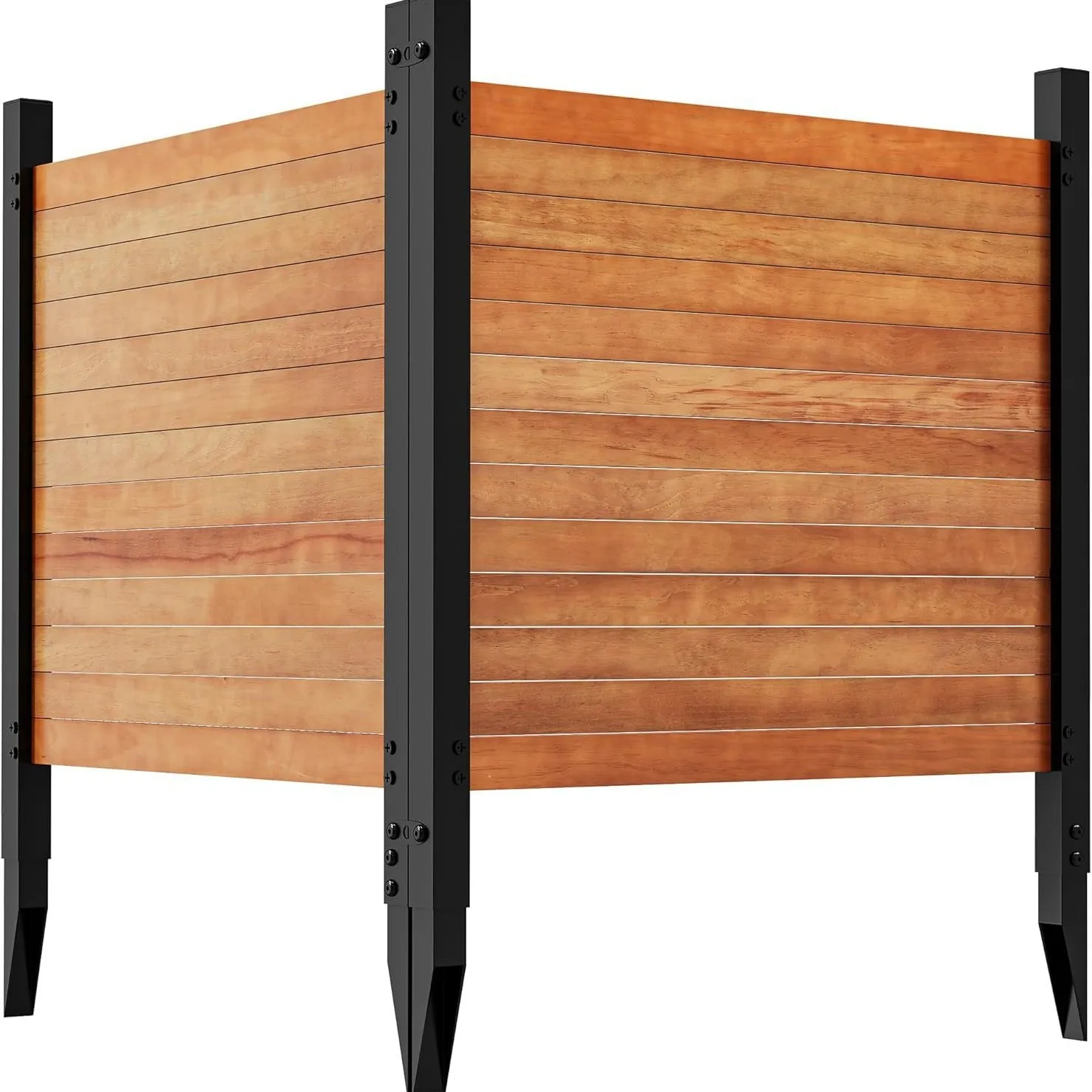 

Забор для кондиционирования воздуха, наружный забор для конфиденциальности шириной 38 дюймов x 38 дюймов, уличный деревянный забор для мусора