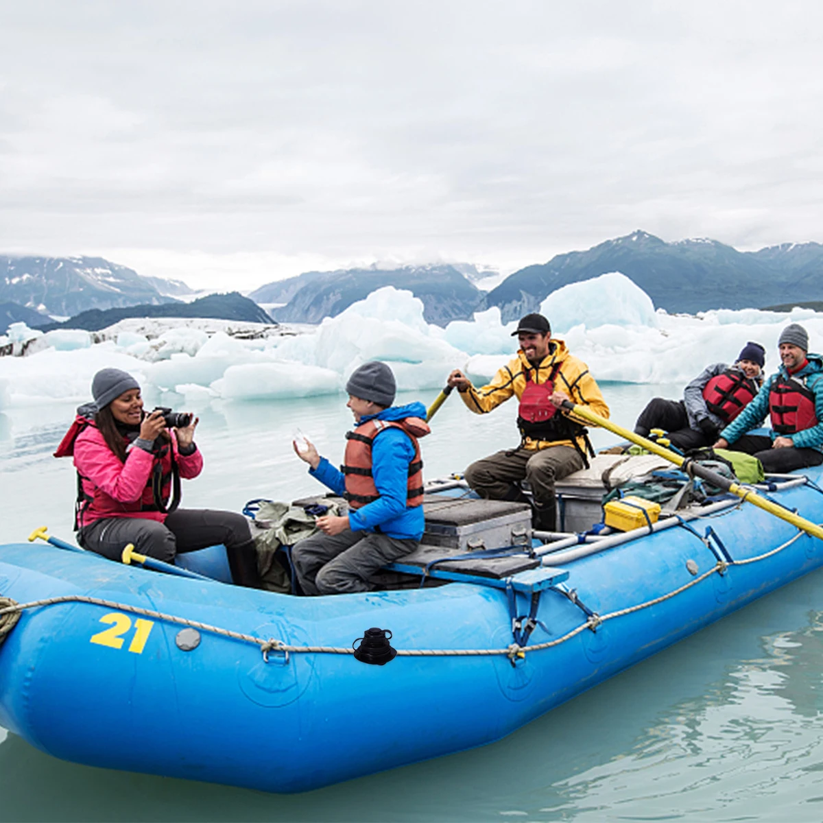 4 шт., легкий бостонский клапан, защита от утечек, надувная лодка, каяк, надувная кровать, каноэ, бассейн, плот, резиновая лодка, черный