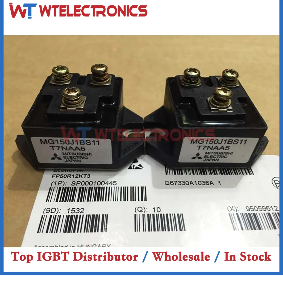 

MG150J1BS11 T7NAA5 Original IGBT Module MG150 J1BS11 MG150J1 BS11