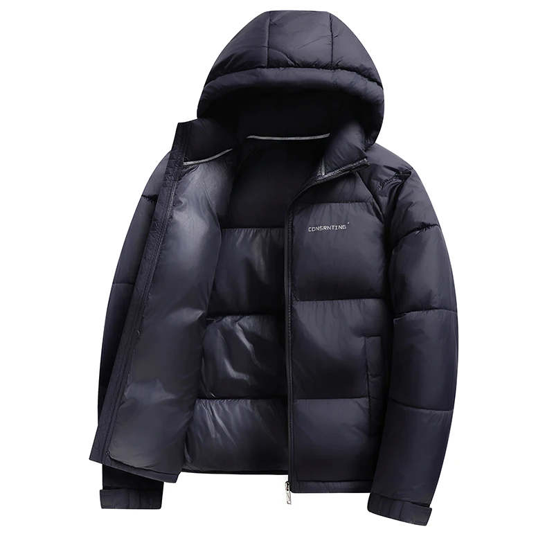 

2025 новый стиль, мужское зимнее пальто, мужская теплая куртка высокого качества, модная повседневная утепленная парка, теплое зимнее пальто, мужской размер M-4XL