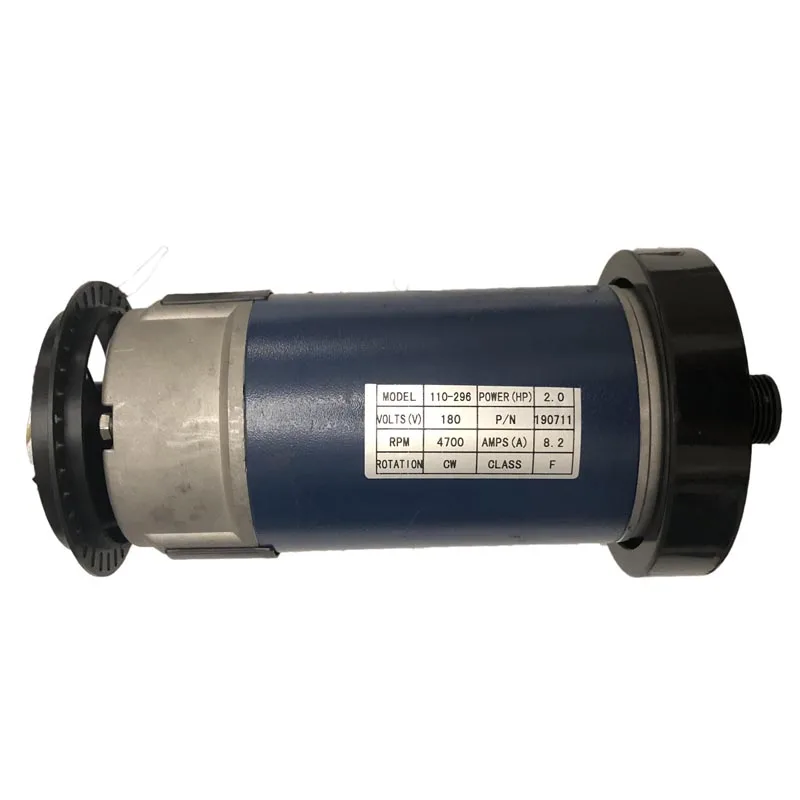 China Factory wholesale price 2.0HP/1491W 180V 4700RPM Treadmill DC Motor