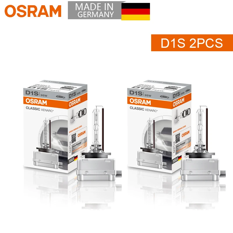 OSRAM Xenon HID CLASSIC D1S D2S D3S D4S Standaardlampen 66140 66240 66340 66440 CLC Originele autokoplamp 4200K Warm wit paar