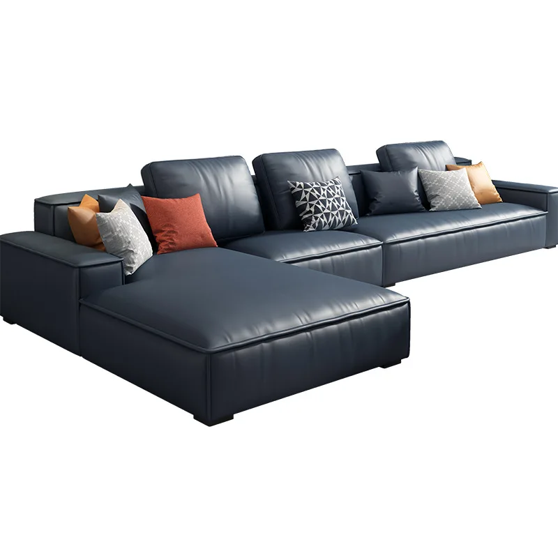 

Leave-in technology cloth sofa, small apartment, modern simple latex fabric living room combination furniture