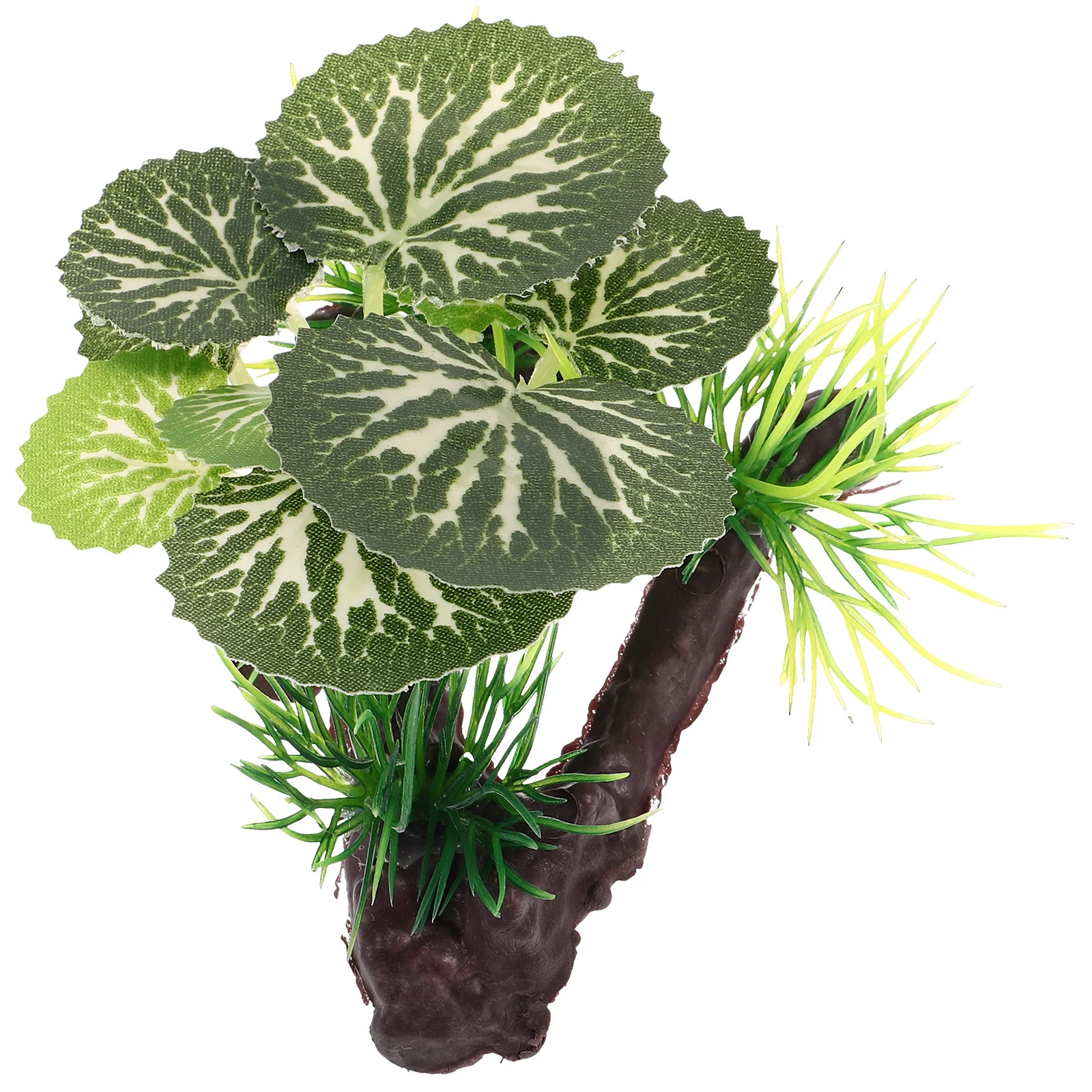 

Artificial Plant Decoration Landscape Fish Tank Reptile Plants for Aquarium Faux Plastic Landscaping