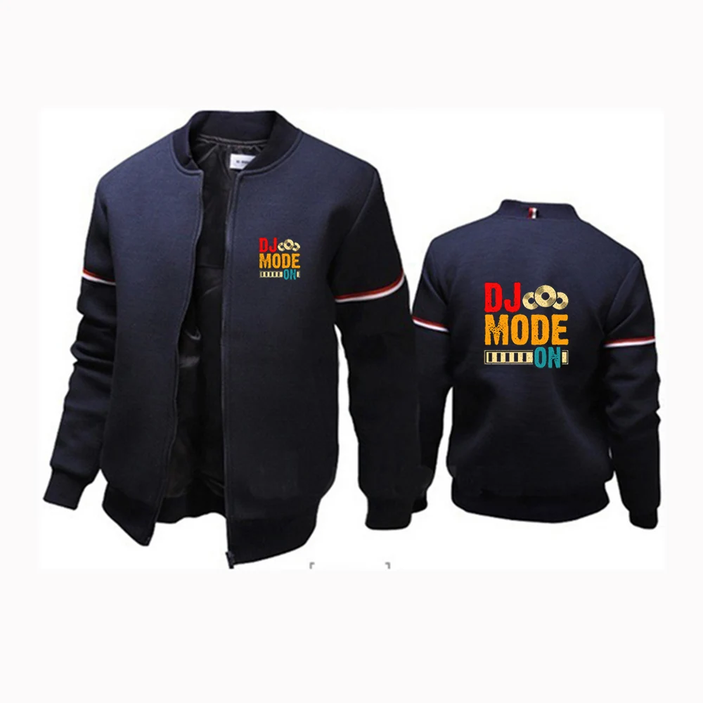 

2025 Dj Mode Men's Printing New Hot Sale Round Neck Flight Jacket Hoodie Coat Long Sleeve High Quality Fashion Zipper Tops