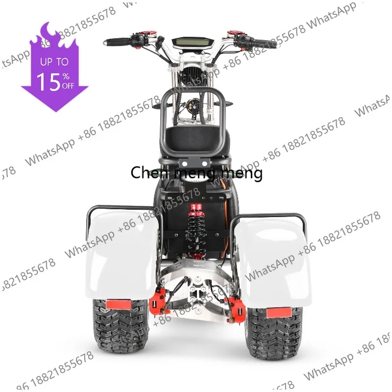 A61 off road model CP-7 flexible 4000W dual strong power motor 3 wheel electric scooter electric tricycle citycoco trike