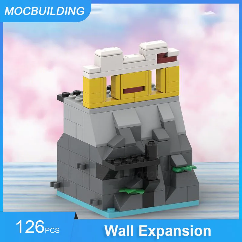 MOC Building Blocks Sabre Island & Wall & Cannon Cove & Broadside\'s Brig & Soldiers Outpost Model Assemble Bricks Display Toys