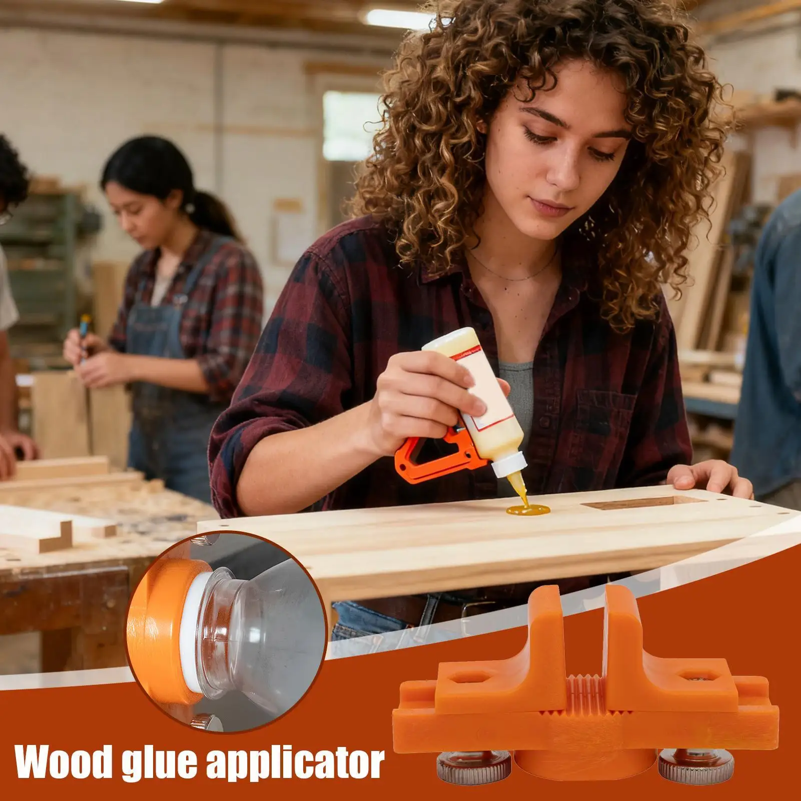أداة تطبيق الغراء لأعمال النجارة، أداة توزيع الحواف اللاصقة، أداة توزيع الغراء لإصلاح الأعمال الخشبية في الهواء الطلق