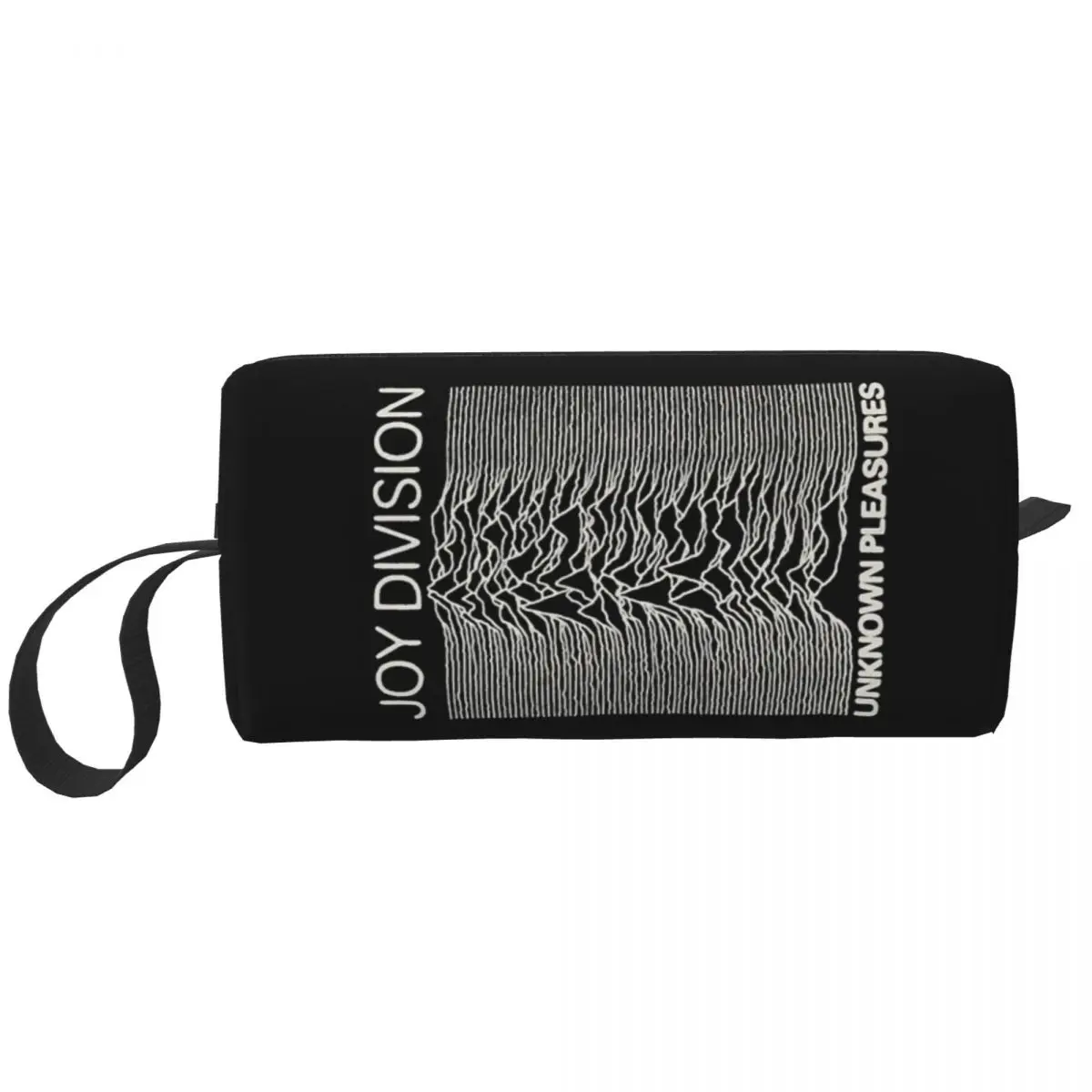 Joy Division Unknown Pleasures Makeup Bag Cosmetic Storage Dopp Kit Toiletry Cosmetic Bag for Women Beauty Travel Pencil Case