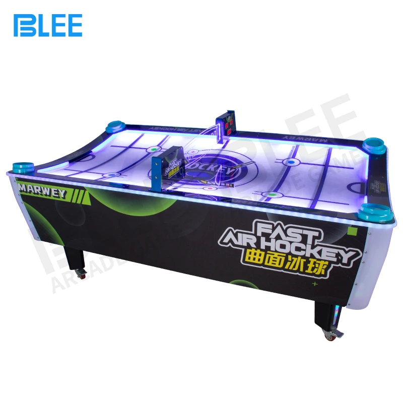 

BLEE Air Hockey Arcade Coin Operated Video Games Simulator Curved Table Arcade Games