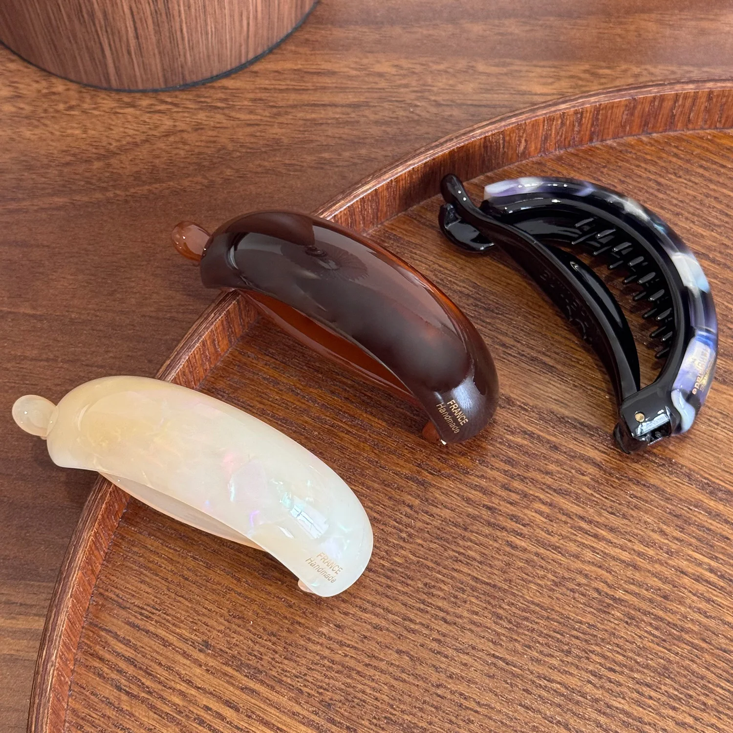 

Simple Acetate High Ponytail Clip Back Head Hair Clip Women Fashion Hair Accessories Twist Banana Clip