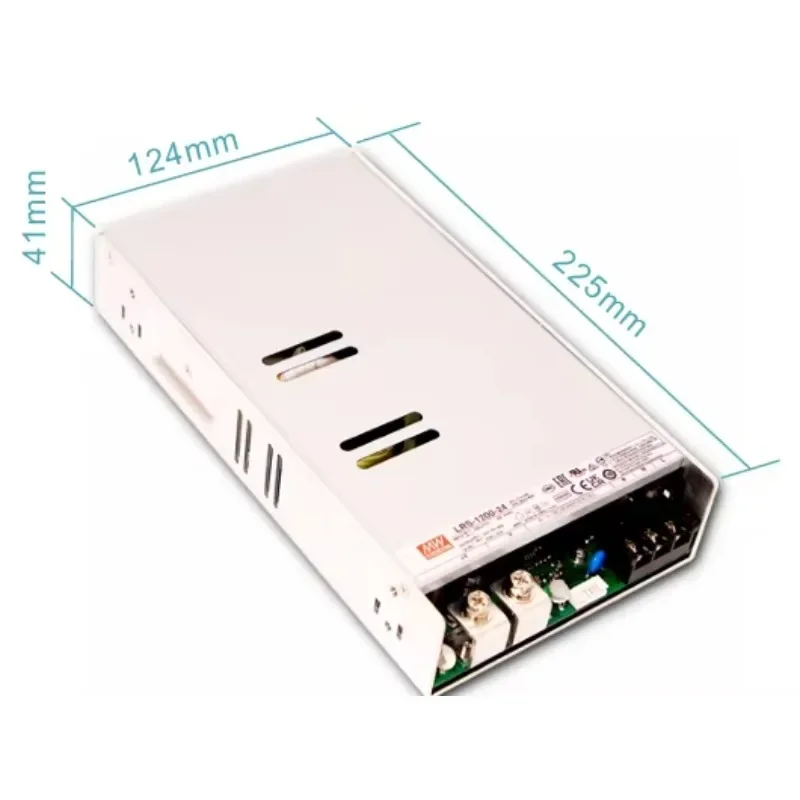 LRS-1200-24 (Replace SE-1000-24) 1200W 24V 50A 180-305VAC Economic Switching Dc High Power Supply for Industrial