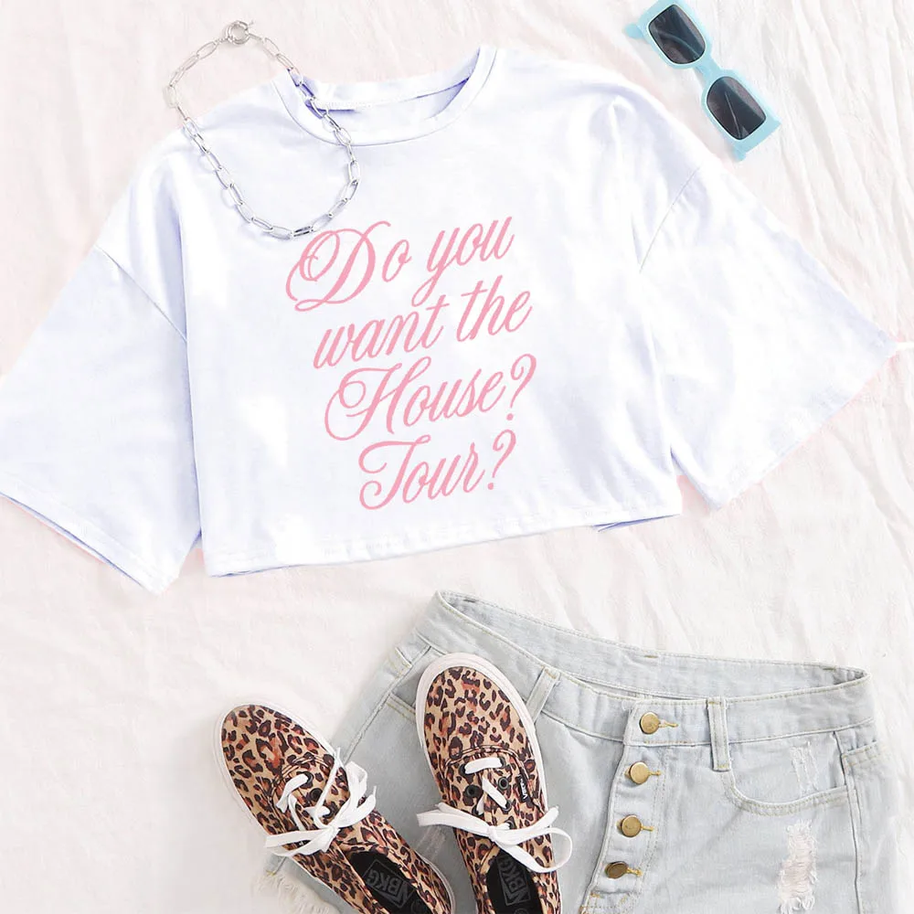 جولة منزل 2025 سابرينا كاربنتر ميرش قميص قصير مثير للفتيات تي شيرت #6