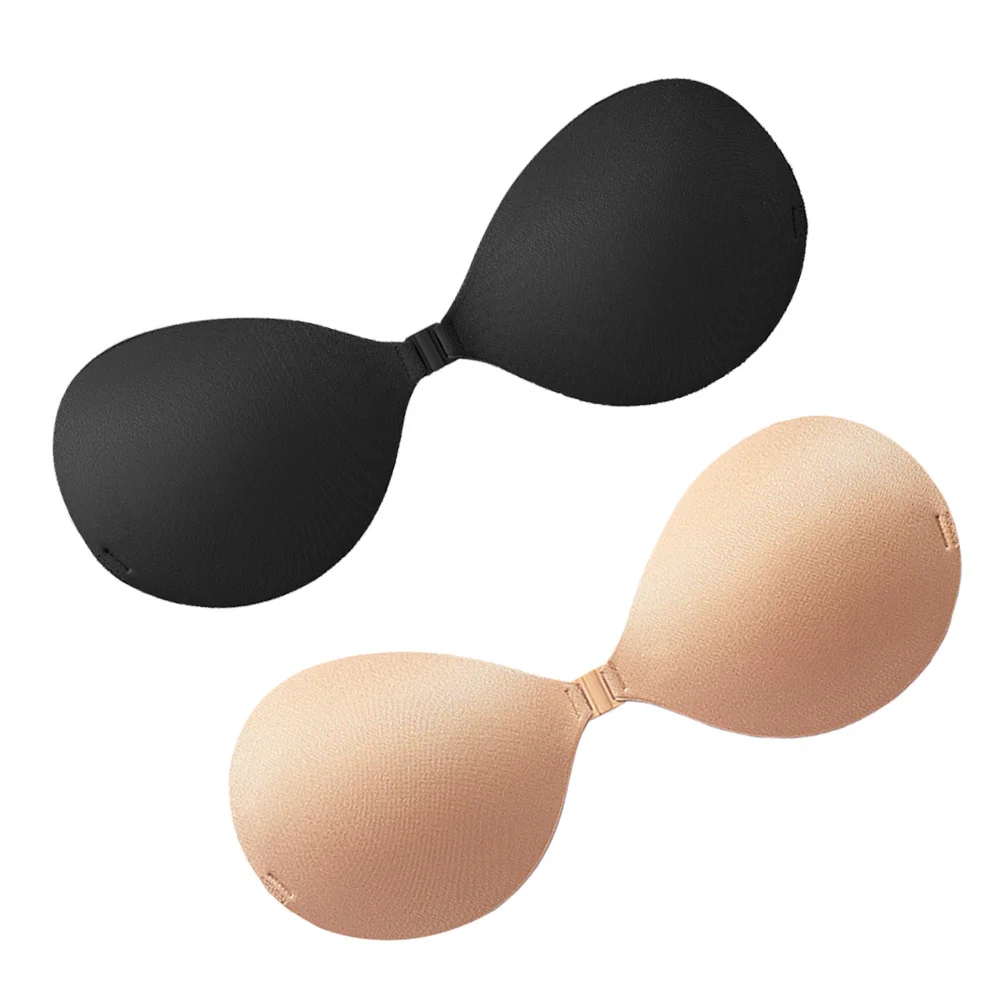 

1Set Strapless Adhesive Bra Silicone Push Up Invisible Chest Stickers Match All Dresses Skirts Elegant Silicone Bra