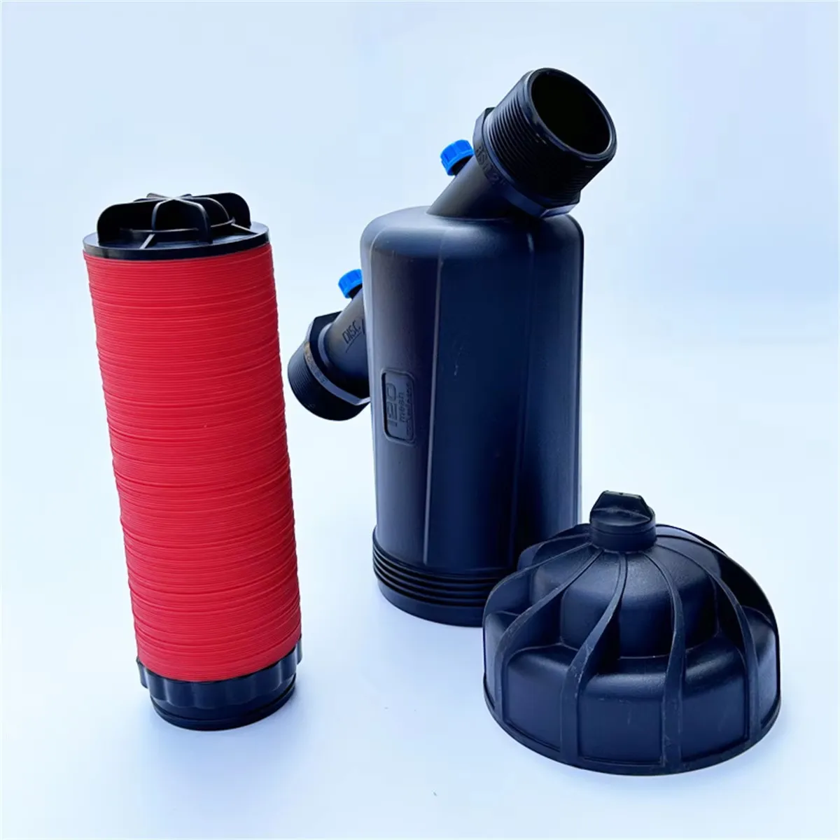 Black Garden Watering Y-Shape Disc Filter 120 Mesh 3/4' 1' Inch Drip Tools Fitting Pipe Connector for Agriculture Irrigation