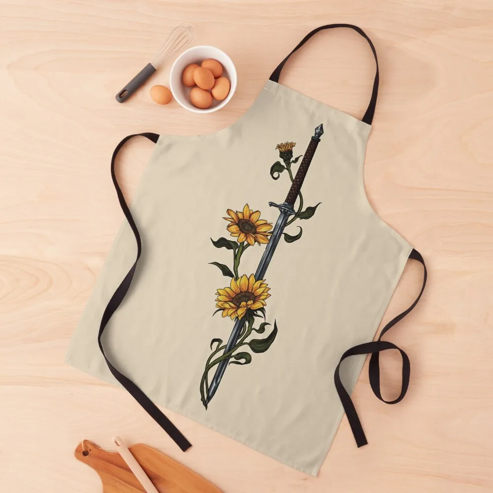 

The Hellrider's Sunflower Apron Kitchen painters Apron