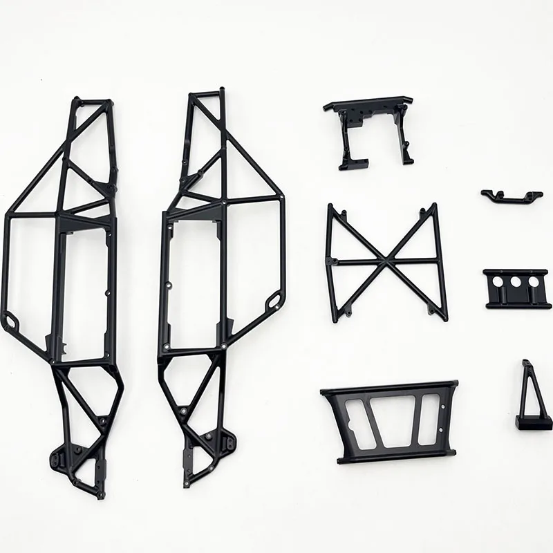 إطار أنبوب من سبائك الألومنيوم باستخدام الحاسب الآلي VP H10 أرجواني أسود تيتانيوم اختياري لـ 1/10 RC الزاحف سيارة Traxxas إطار الأنابيب أجزاء قذيفة السيارة