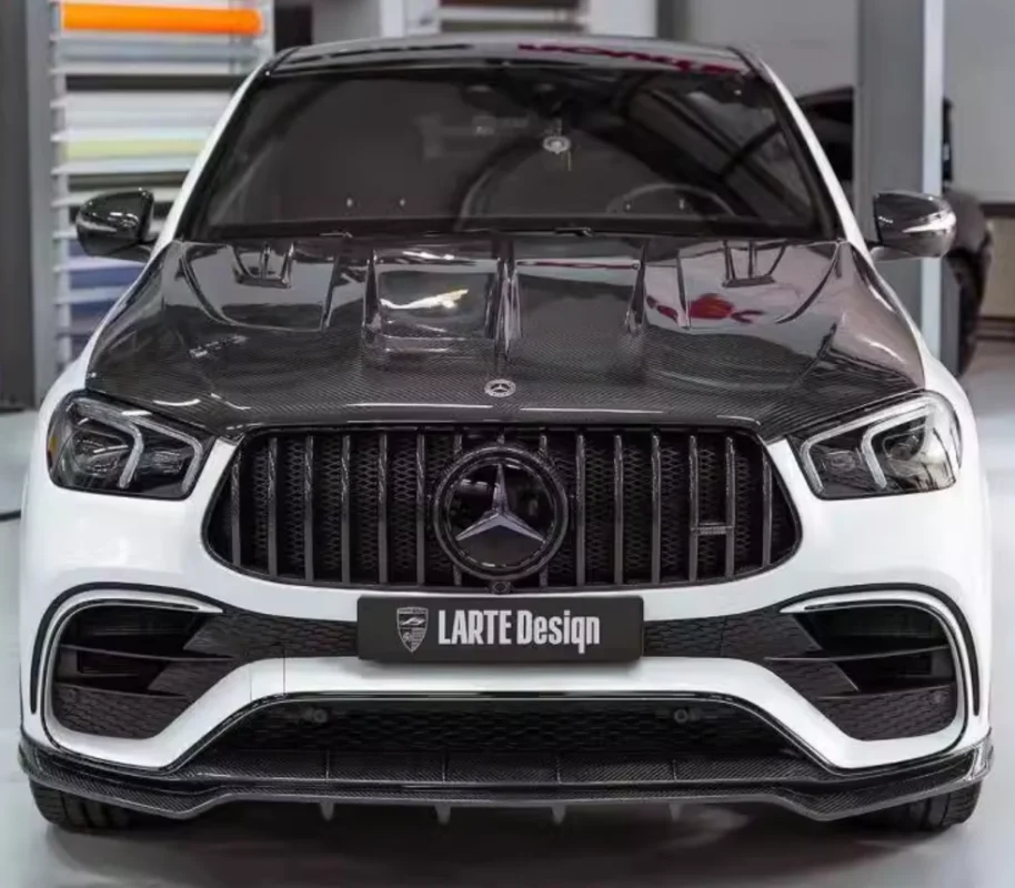 For Mercedes-Benz GLE450 GLE53 GLE63 2020 2021 2022 2023 modified carbon fiber LD hood