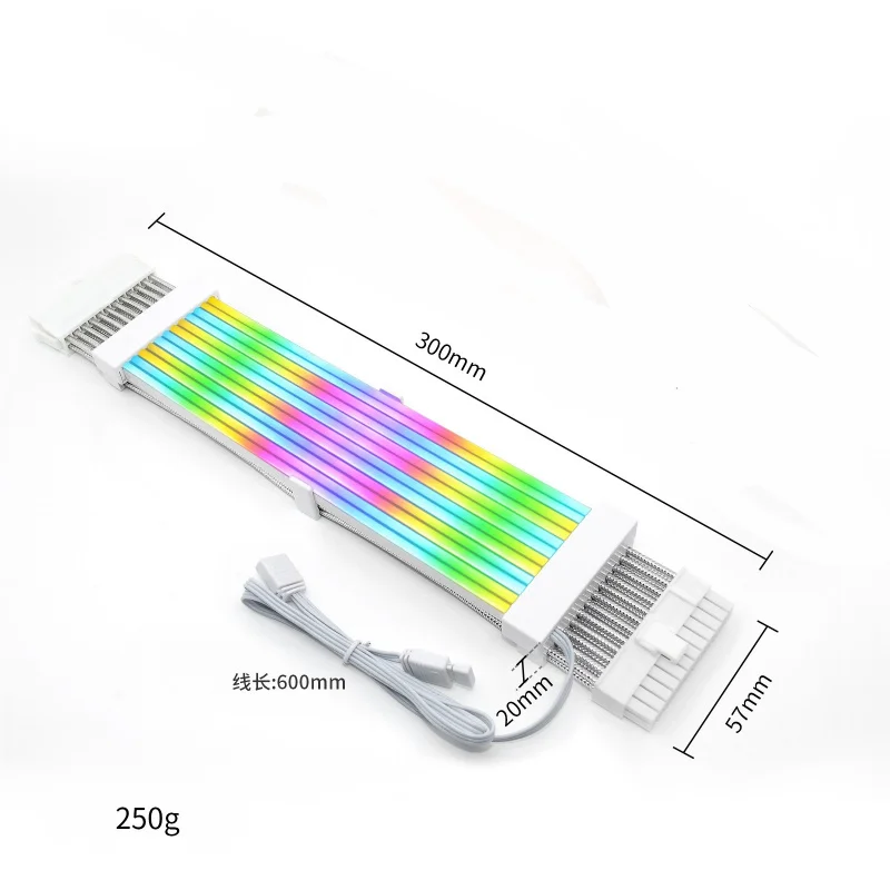 Z Computer Neon Line ARGB Light Bar 8Pin Video Card 24Pin Case Decoration RGB Lamp