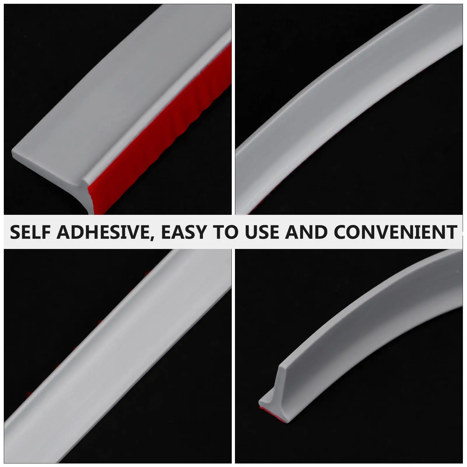 

1Pcs Bendable Water Barrier Strip Premium Waterproof Bathroom Shower Room Toilet Water Retaining Strip Household Flexible Caulk