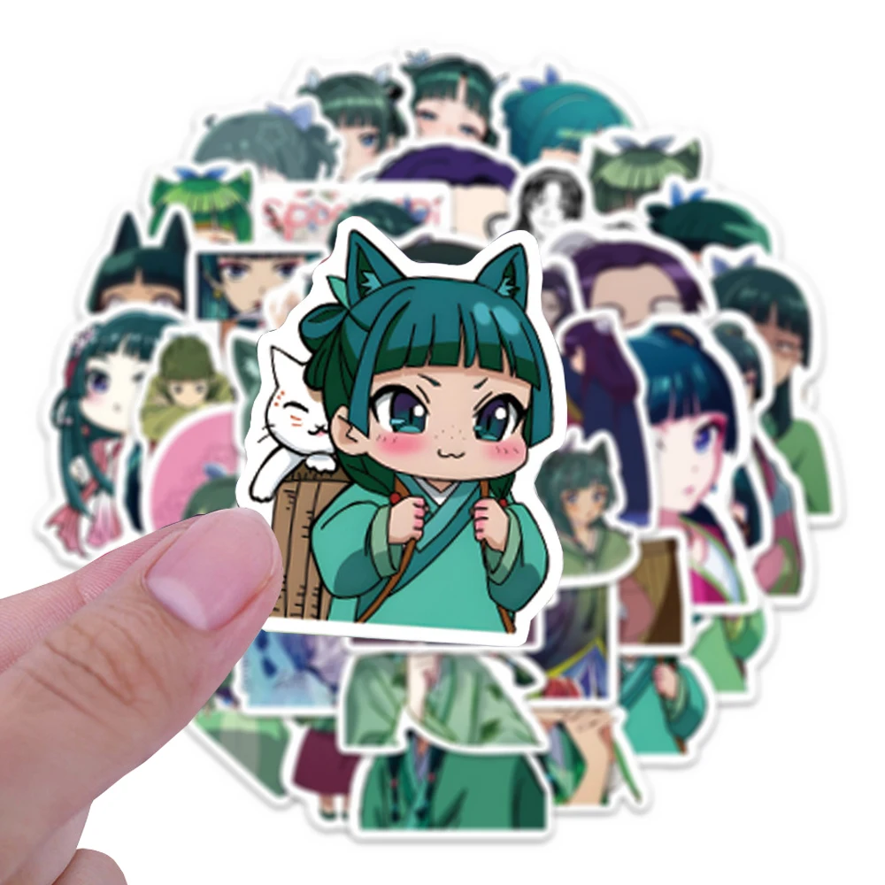 

10/30/50pcs Anime Apothecary Diaries Maomao Stickers Cute Girl Decals DIY Stationery Laptop Helmet Phone Kid Cartoon Sticker Toy