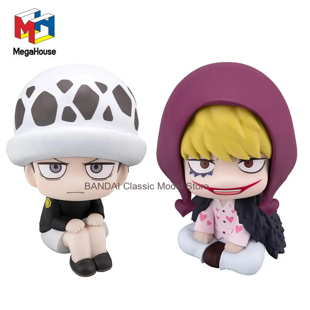 

Оригинальная фигурка MegaHouse Look up ONE PIECE Donquixote Rosinante Trafalgar D. Water Law Q-version, 11 см, аниме-модель, игрушка