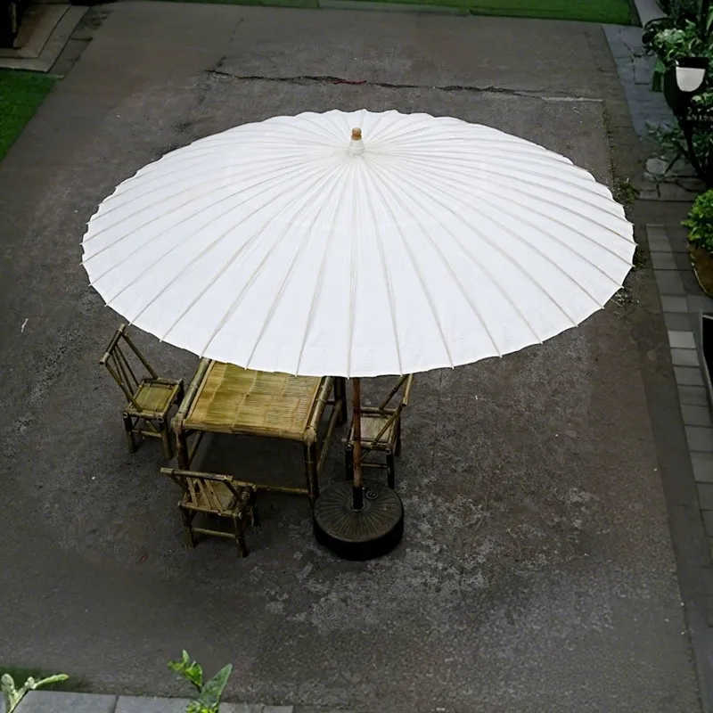 

Chinese oil-paper umbrella outdoor intangible cultural heritage handmade Chinese wind garden umbrella villa garden fireplace