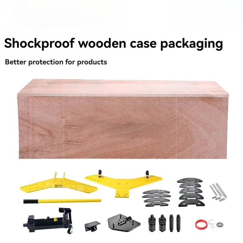 آلة الثني الهيدروليكية المتكاملة SWP-10A 40/50/60 تأريض حديد مسطح فولاذي مسطح #6